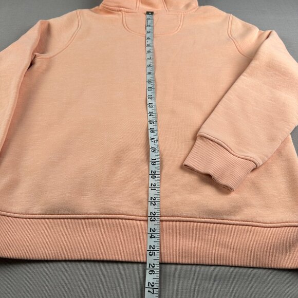 Carhartt Clarksburg Hoodie Women’s Large Pullover Sweatshirt Apricot Work Fleece - Picture 9 of 9